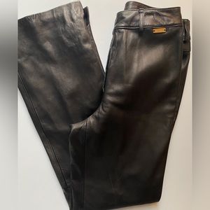 St. John Sport by Marie Gray 100% Leather Pant